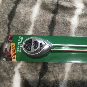 Moisture, light an ph meter excellent for indoor plants.